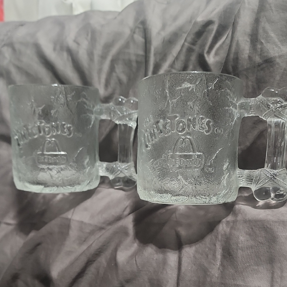 Flintstones Glass Mug Set